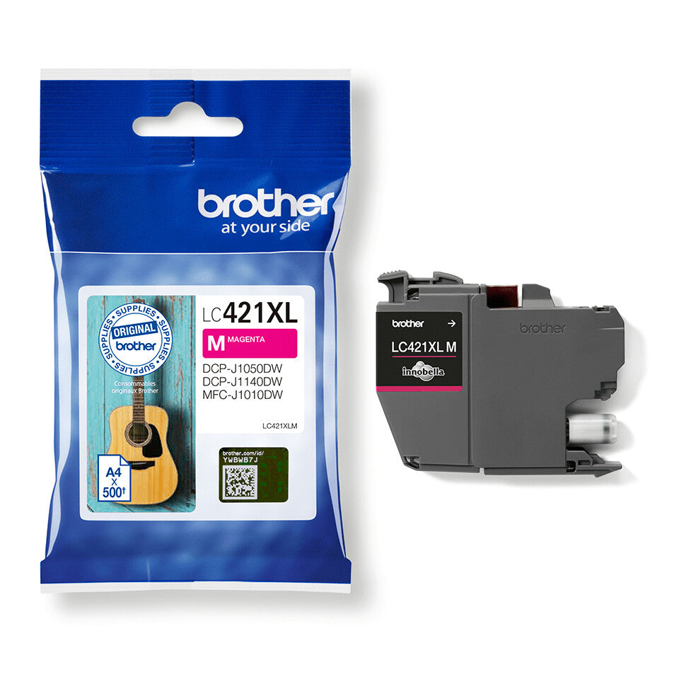 Brother LC-421XLM ink cartridge 1 pc(s) Original High (XL) Yield Magenta