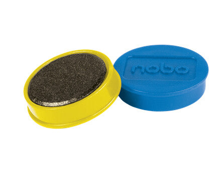 Nobo Magnetic Whiteboard Magnets 10 pack 38mm Coloured Magnets