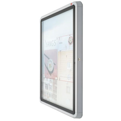 Nobo Premium Plus Outdoor Magnetic Lockable Notice Board 8xA4