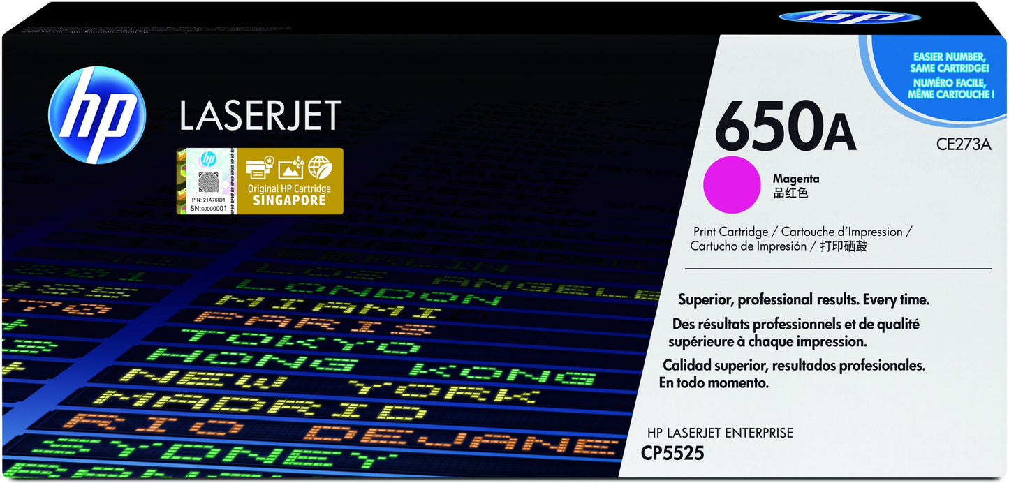 HP 650A Magenta Original LaserJet Toner Cartridge