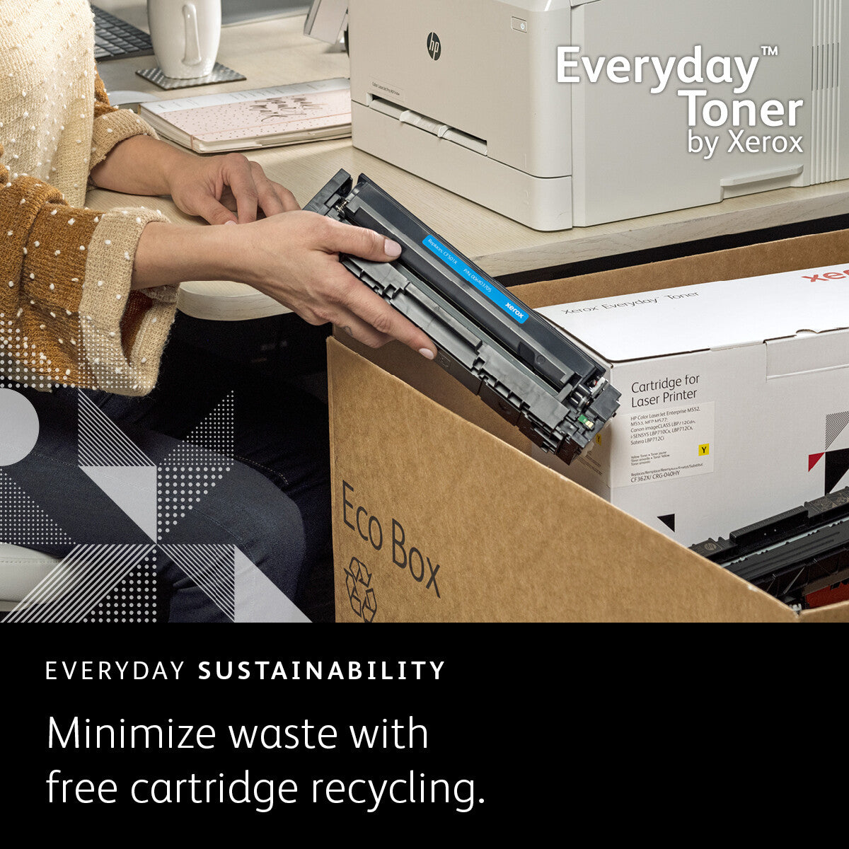Everyday Remanufactured Everyday™ Mono Remanufactured Toner by Xerox compatible with Brother TN2420, High capacity