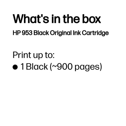 HP 953 Black Original Ink Cartridge