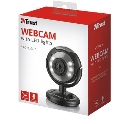 Trust Spotlight webcam 640 x 480 pixels USB 2.0 Black