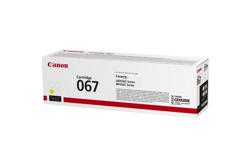 Canon 067 toner cartridge 1 pc(s) Original Yellow