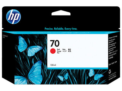 HP 70 130-ml Red DesignJet Ink Cartridge