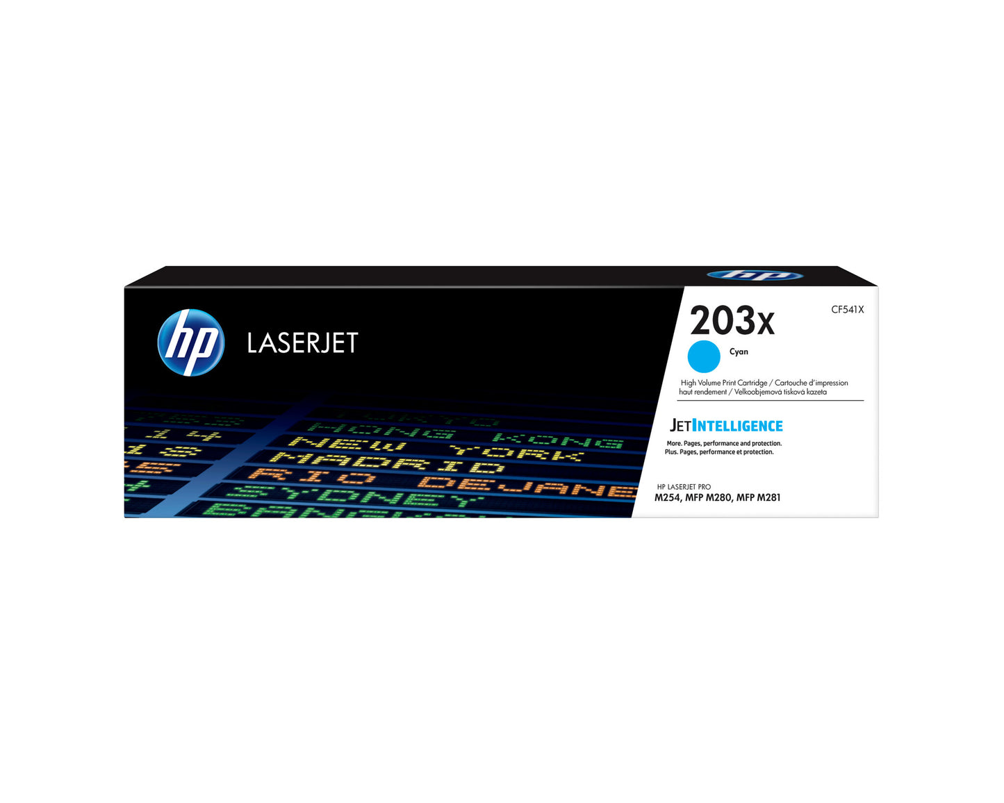 HP 203X High Yield Cyan Original LaserJet Toner Cartridge