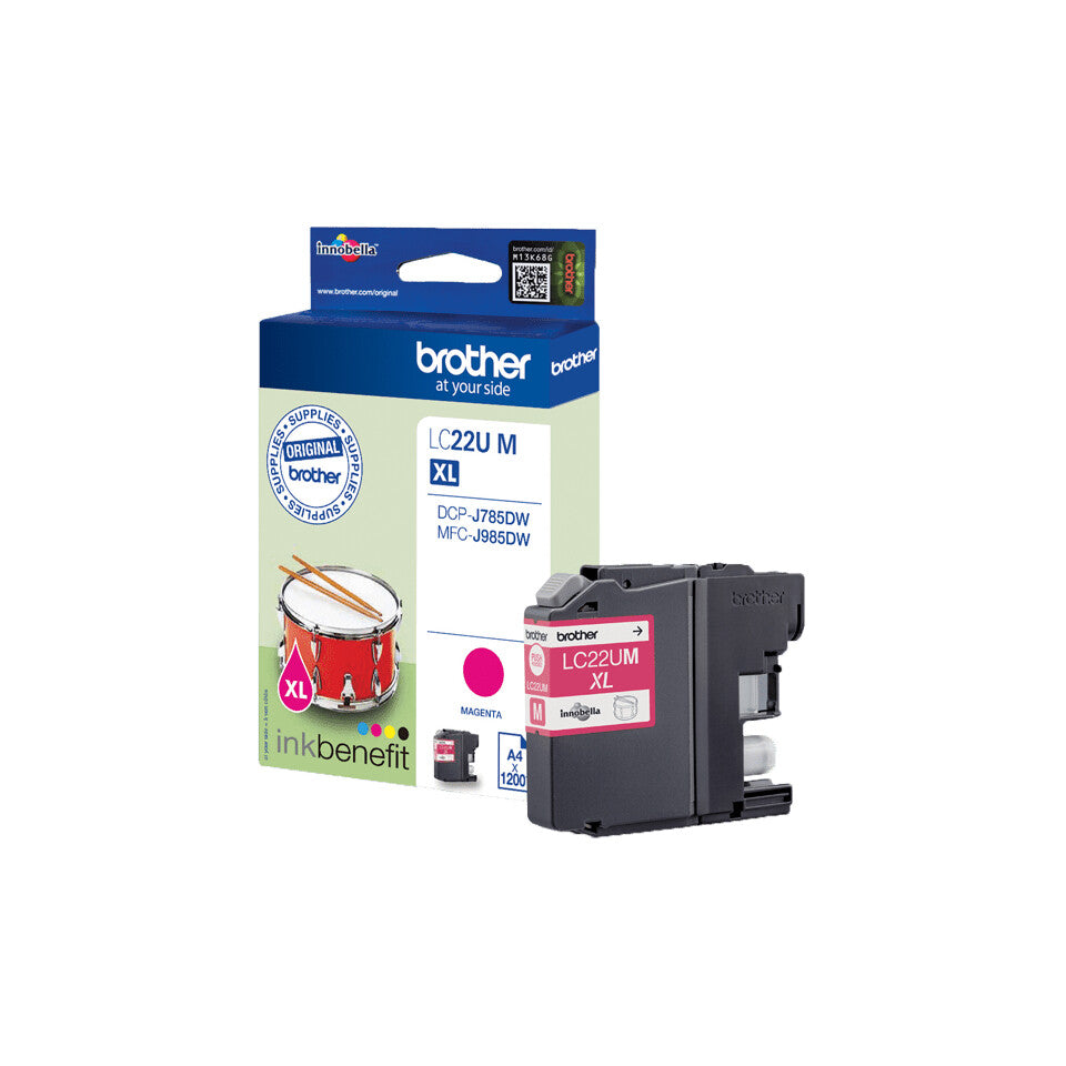 Brother LC22UM ink cartridge 1 pc(s) Original Magenta