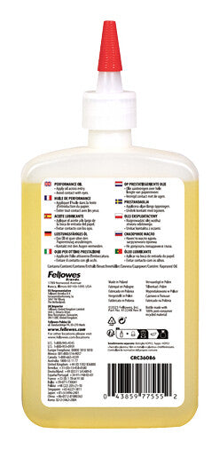 Fellowes Powershred Bottled Lubricant (355ml)
