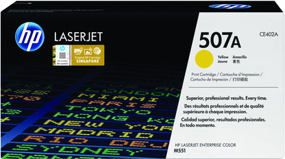 HP 507A Yellow Original LaserJet Toner Cartridge