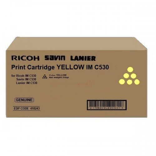 Ricoh 418243 toner cartridge 1 pc(s) Original Yellow, 18000 Pages