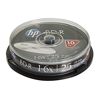 HP BD-R 6X 10Pk cake 25GB BRE00071-3