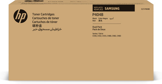 Samsung CLT-P404B 2-pack Black Original Toner Cartridge