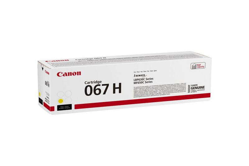 Canon 067H toner cartridge 1 pc(s) Original Yellow