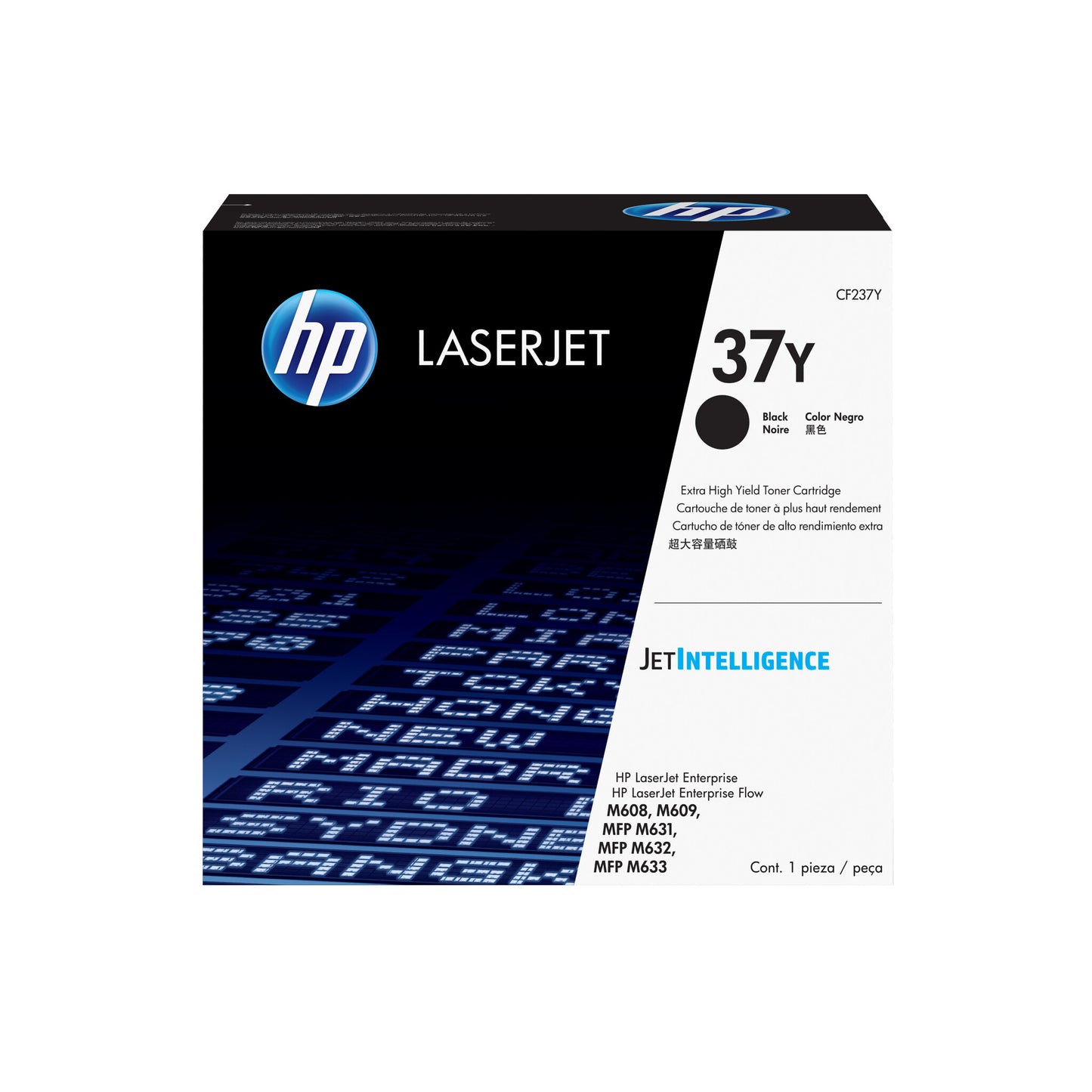 HP 37Y Extra High Yield Black Original LaserJet Toner Cartridge