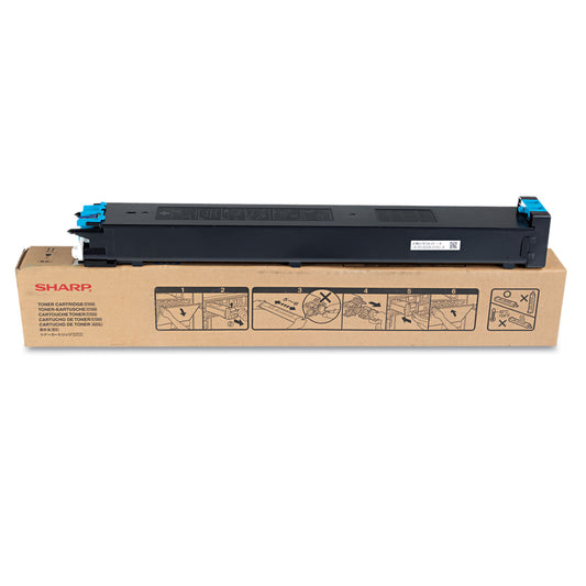 SHARP MX 2600N TONER 285G CARTRIDGE CYAN ACC, MX-31GTCA