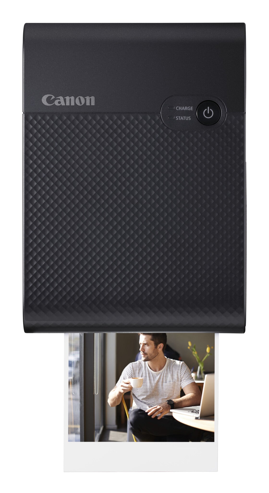 Canon SELPHY SQUARE QX10 Portable Colour Photo Wireless Printer, Black