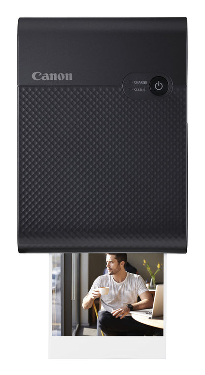 Canon SELPHY SQUARE QX10 Portable Colour Photo Wireless Printer, Black