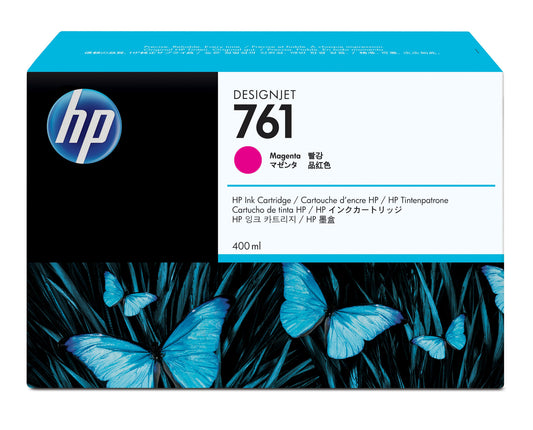 HP 761 400-ml Magenta DesignJet Ink Cartridge