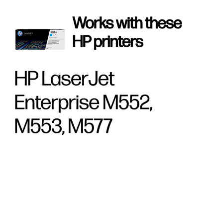 HP 508A Cyan Original LaserJet Toner Cartridge