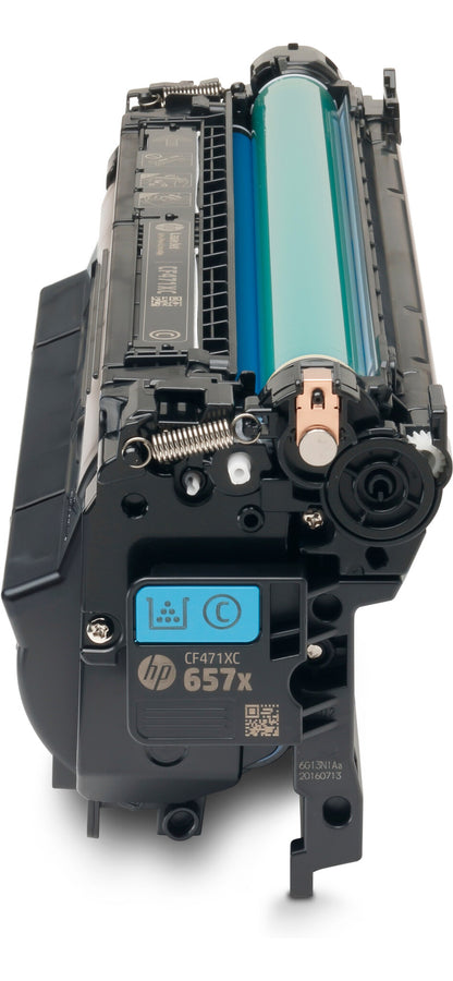 HP 657X High Yield Cyan Original LaserJet Toner Cartridge