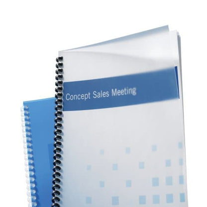 GBC Binding Cover Poly Clear View A4 350 MicronTranslusent