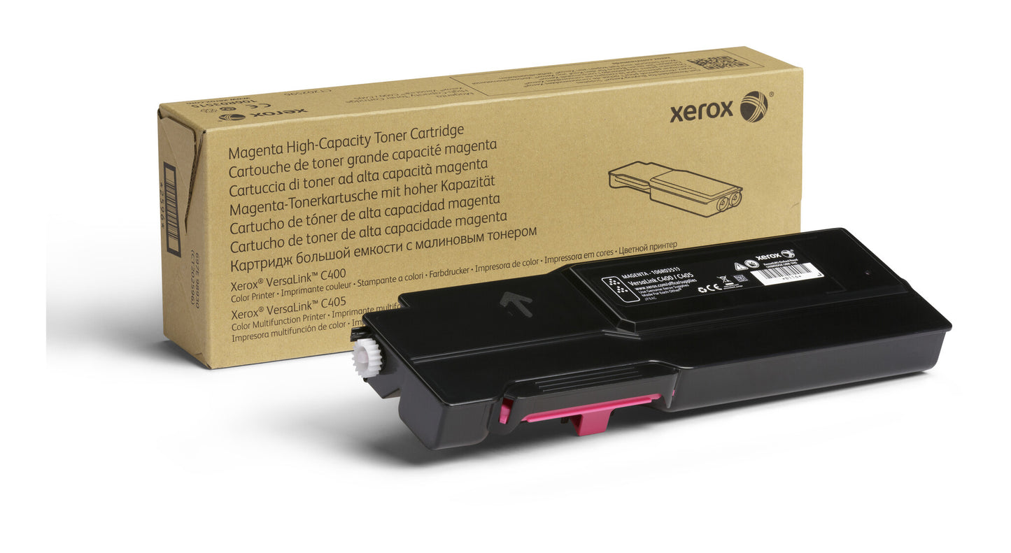 Xerox Genuine ® VersaLink® C400 Color Printer/C405 Color Multifunction Printer Magenta High capacity Toner Cartridge (4800 Pages) - 106R03519