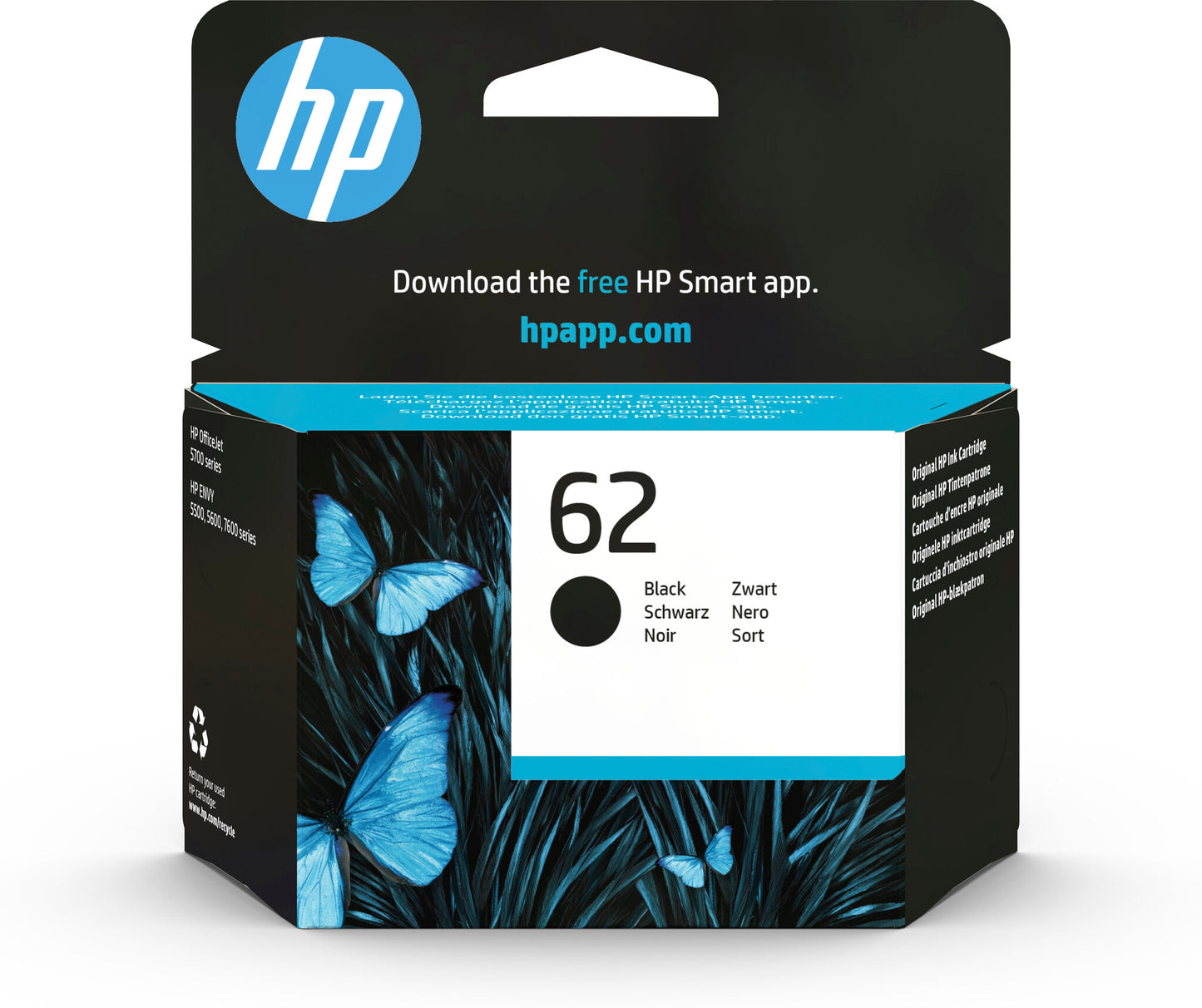 HP 62 Black Original Ink Cartridge