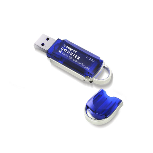 Integral 16GB HARDWARE ENCRYPTED USB 3.0 DRIVE SECURE PASSWORD 256 AES FIPS 197 COURIER