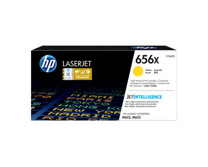 HP 656X High Yield Yellow Original LaserJet Toner Cartridge