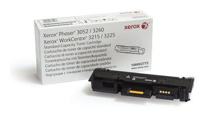 Xerox Genuine Phaser® 3052/3260, WorkCentre® 3215/3225 Black Standard capacity Toner Cartridge (1500 Pages) - 106R02775