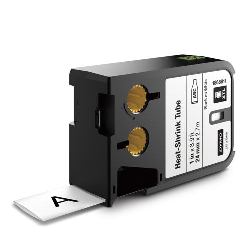 1868811 XTL 24mm x 2.7m HEAT SHRINK TUBE BLACK/WHITE