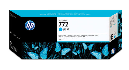 HP 772 300-ml Cyan DesignJet Ink Cartridge