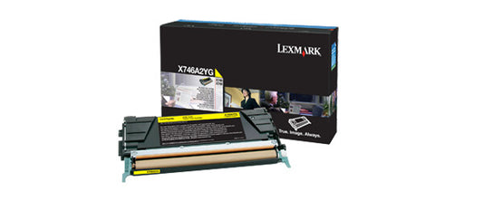 Lexmark X746A2YG toner cartridge 1 pc(s) Original Yellow