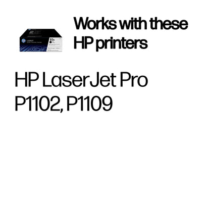 HP 85A 2-pack Black Original LaserJet Toner Cartridges