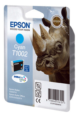 Epson Rhino Singlepack Cyan T1002 DURABrite Ultra Ink