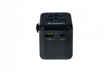 Verbatim 49544 power plug adapter Universal Black
