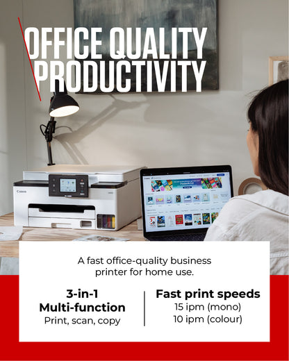 Canon MAXIFY GX1050 A4 Colour MFP Inkjet
