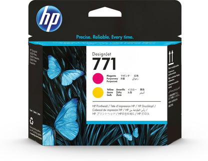 HP 771 Magenta/Yellow DesignJet Printhead print head Inkjet