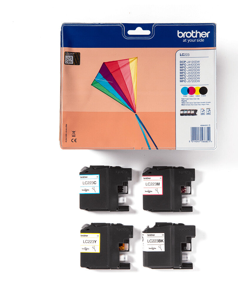 Brother Genuine LC223VALBP Ink Cartridge Multipack