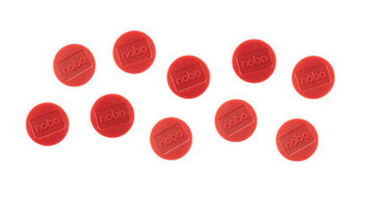 Nobo Magnetic Whiteboard Magnets 10 pack 38mm Coloured Magnets