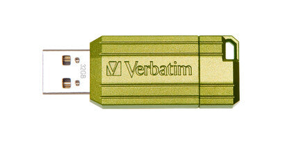 Verbatim PinStripe 3.0 - USB 3.0 Drive 32 GB - Eucalyptus Green