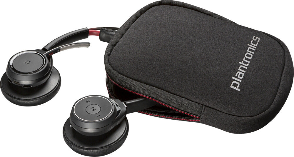 POLY Voyager Focus UC Headset Wireless Head-band Office/Call center Bluetooth Black