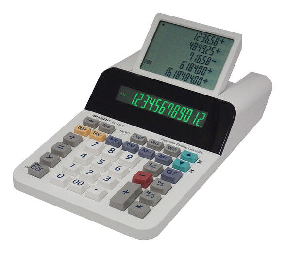 Sharp EL-1501 calculator Desktop Printing Multicolour, White