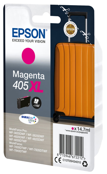 Epson 405XL DURABrite Ultra Ink ink cartridge 1 pc(s) Original High (XL) Yield Magenta