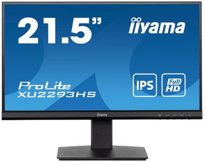 iiyama ProLite XU2293HS-B5 computer monitor 54.6 cm (21.5") 1920 x 1080 pixels Full HD LED Black