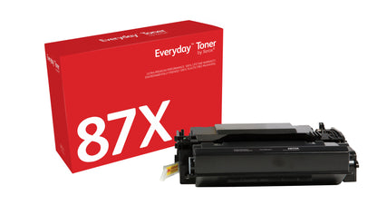 Everyday ™ Black Toner by Xerox compatible with HP 87X (CF287X/ CRG-041H), High capacity