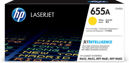 HP 655A Yellow Original LaserJet Toner Cartridge