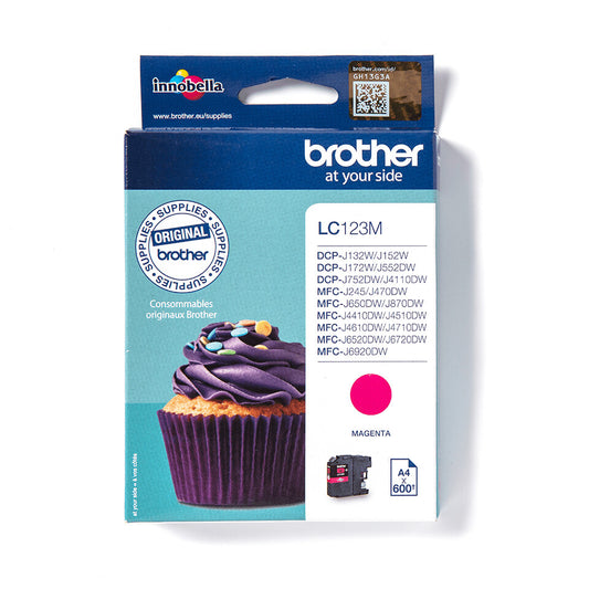 Brother LC123M ink cartridge 1 pc(s) Original Magenta