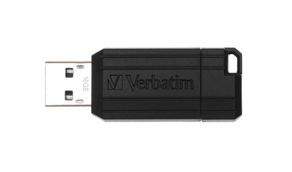 Verbatim PinStripe - USB Drive 16 GB - Black