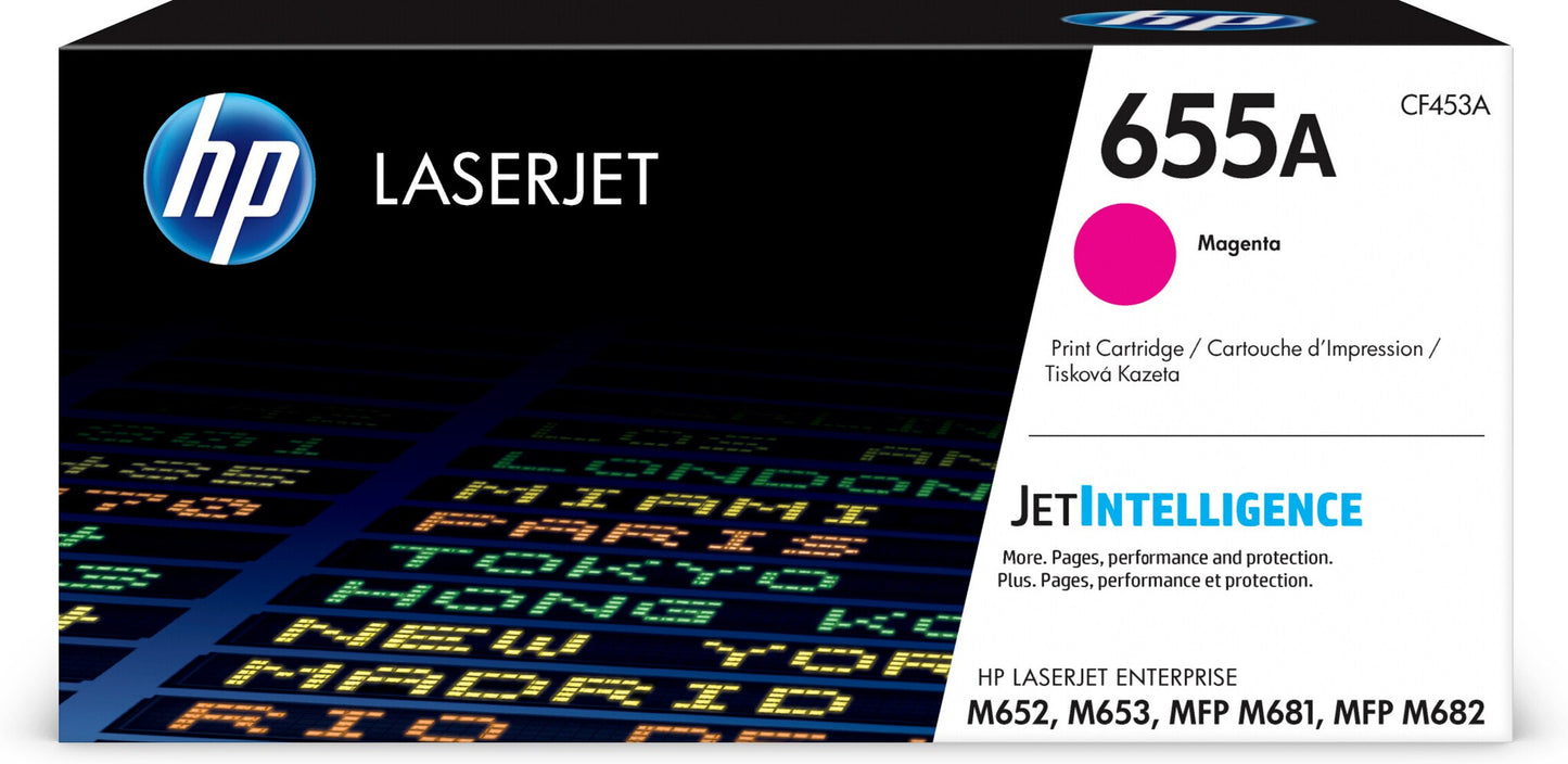 HP 655A Magenta Original LaserJet Toner Cartridge